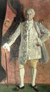 Portrait de Dmitry Smirnov en Chevalier des Grieux dans l